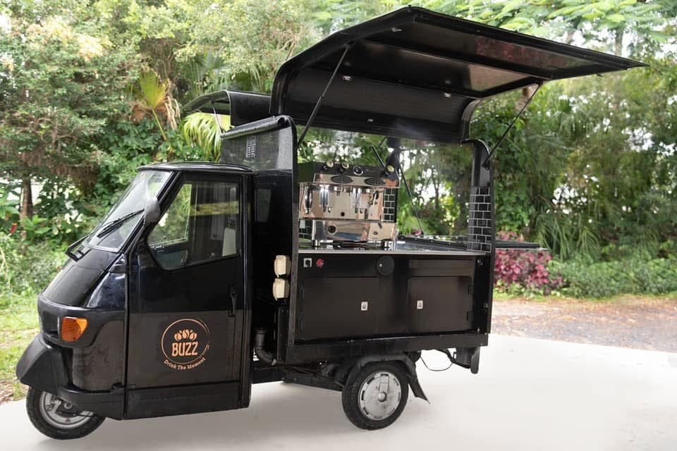Buzz Byron Bay - Turnkey Mobile Cafe Brand with 2016 Piaggio Ape
