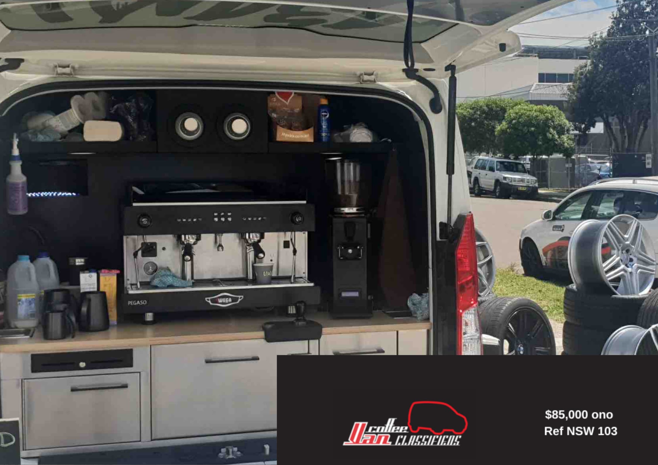 Coffee Van & Business For Sale with a Busy Coffee Run