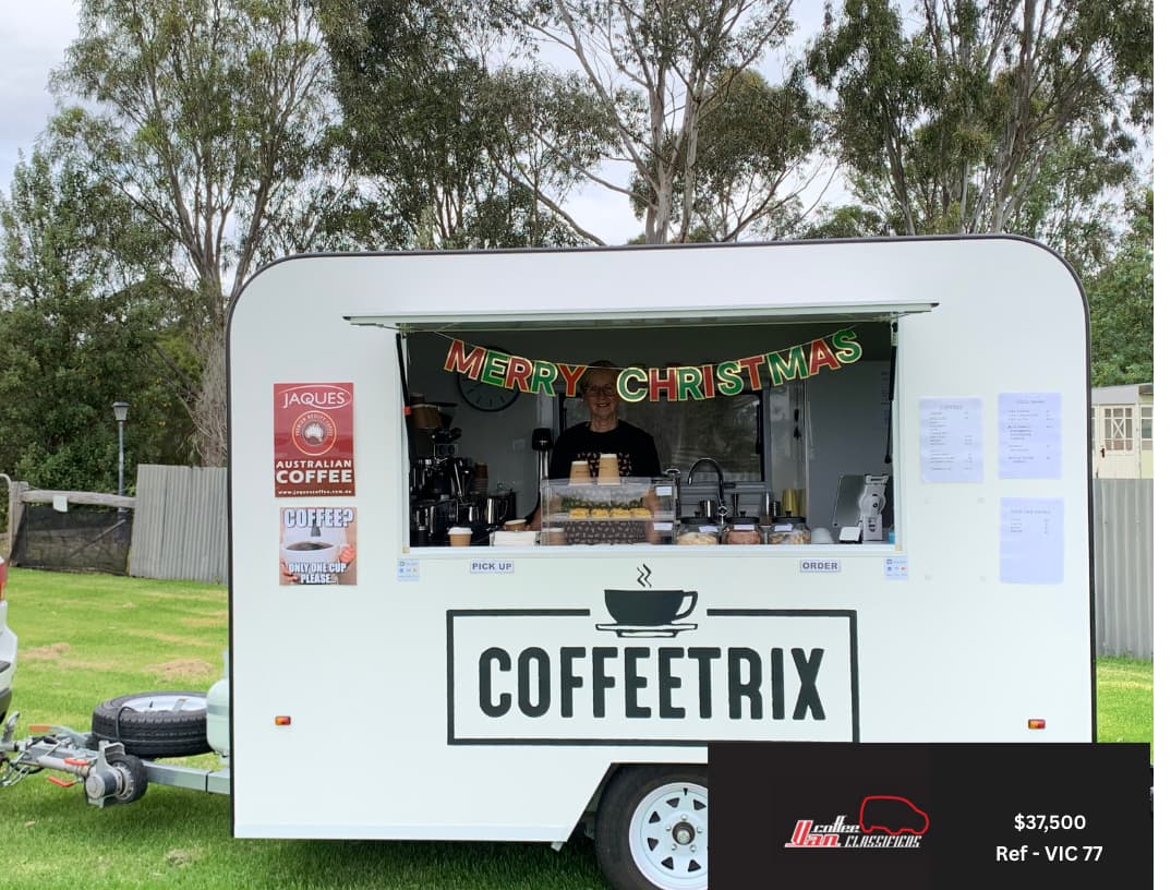Coffeetrix — Solar-Powered Custom Coffee Trailer, No Generator Required