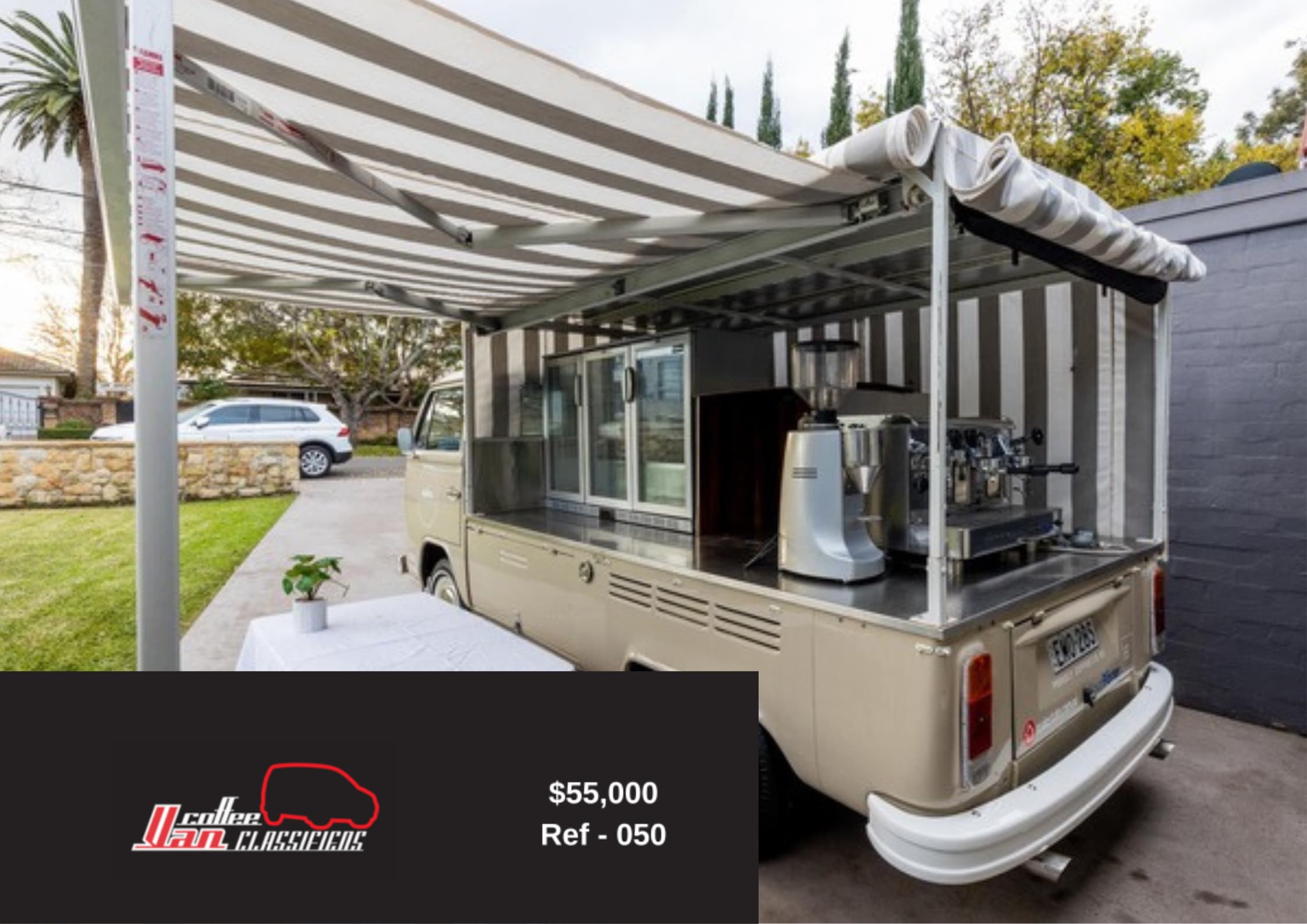 Unique Vintage Kombi Cafe For Sale