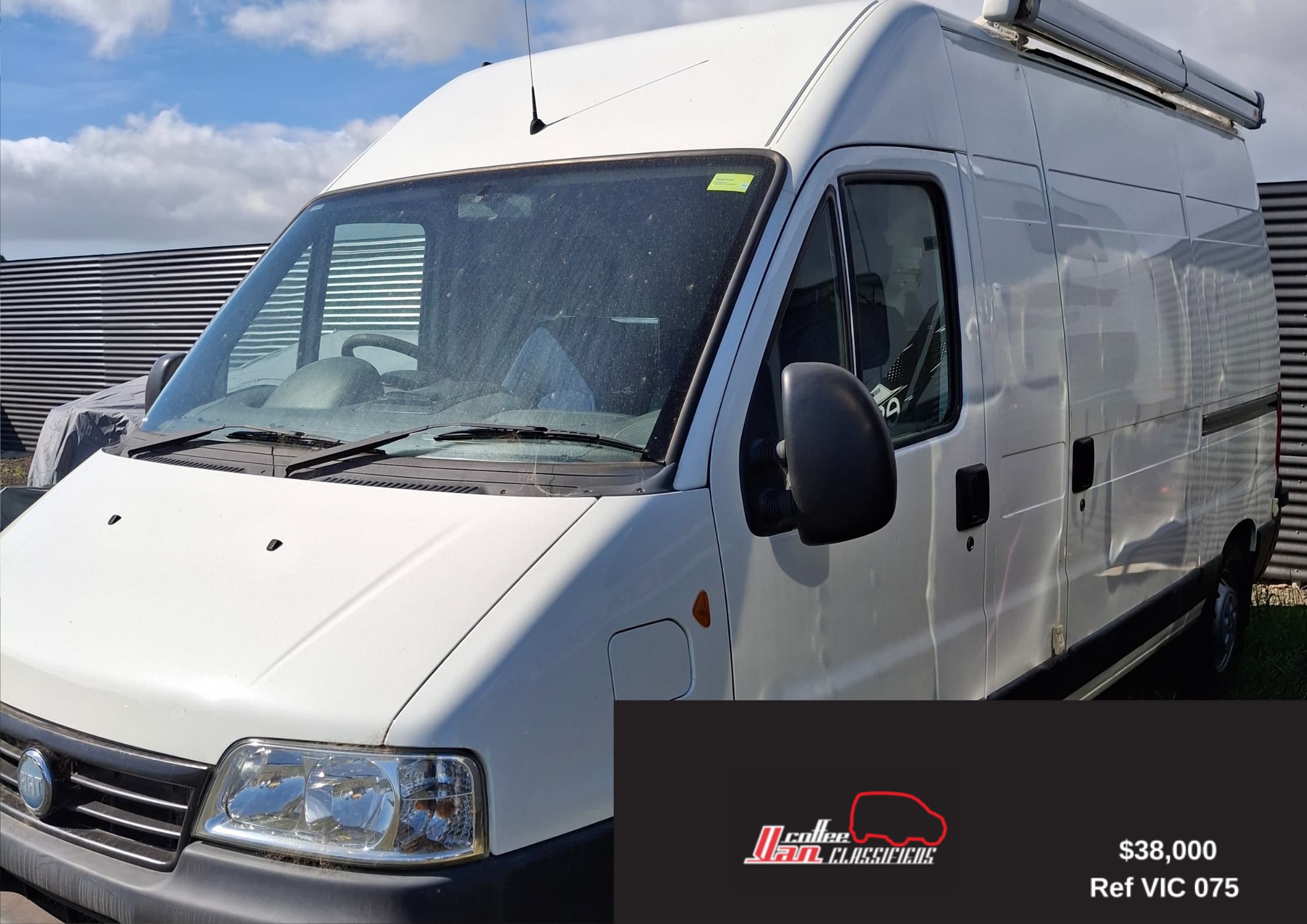 2007 Fiat Ducato Walk-In Coffee Van — Freshly Resprayed, 89,000km